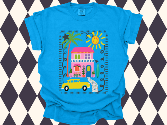 Island Villa Scenic T-Shirt | Adult • Youth Sizes Available