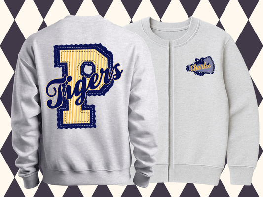 Pep Rally Cheerleader Sideline Raw Split Cardigan - Sweatshirt
