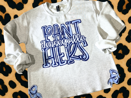 Triple Play Side-Bow Sweatshirt | Any Mascot • Any Color