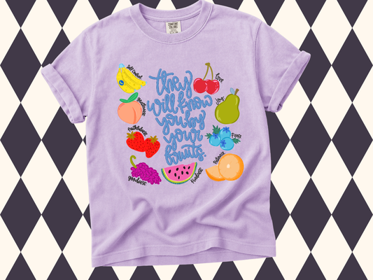 They Will Know You By Your Fruits|Fruits of the Spirit T-Shirt (Short-Sleeved • Long-Sleeved)