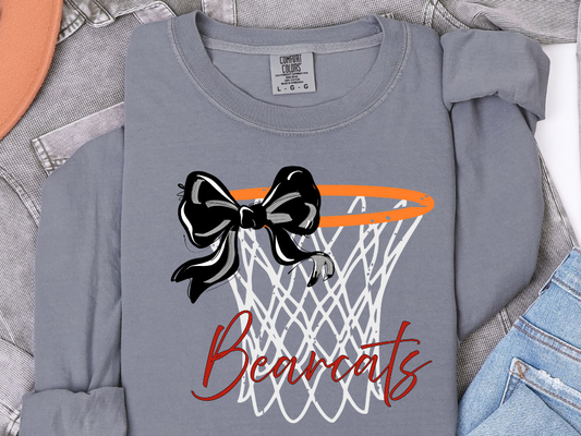 Nothin' But Net . . . and a Bow T-Shirt | Any Mascot • Any Color