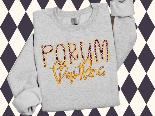 Perfectly Preppy Plaid T-Shirt • Sweatshirt | Any Town/Team/School • Any Color
