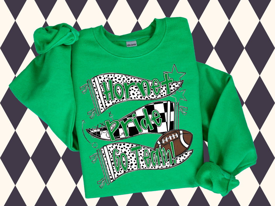 ๐ฃ Hornet Pride Pennant Tee or Sweatshirt ๐