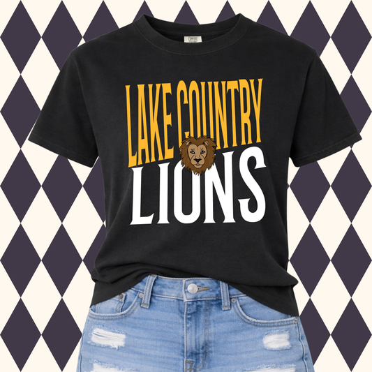 Hometown Slant T-Shirt | Any Mascot • Any Color | Youth • Adult