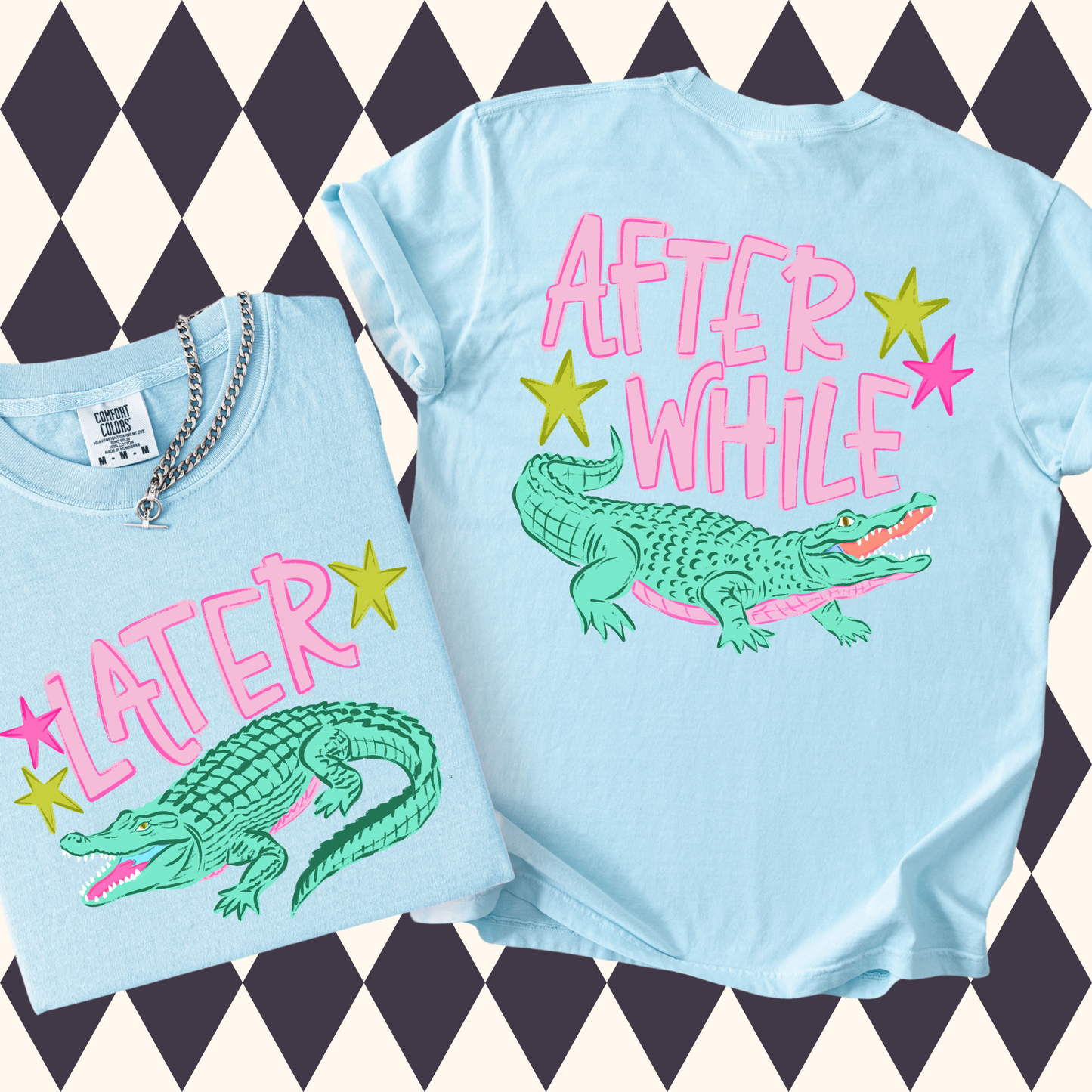 The Bayou Banter Double-Sided Tee | Later Gator • After While Crocodile | Youth • Adult Sizes Available