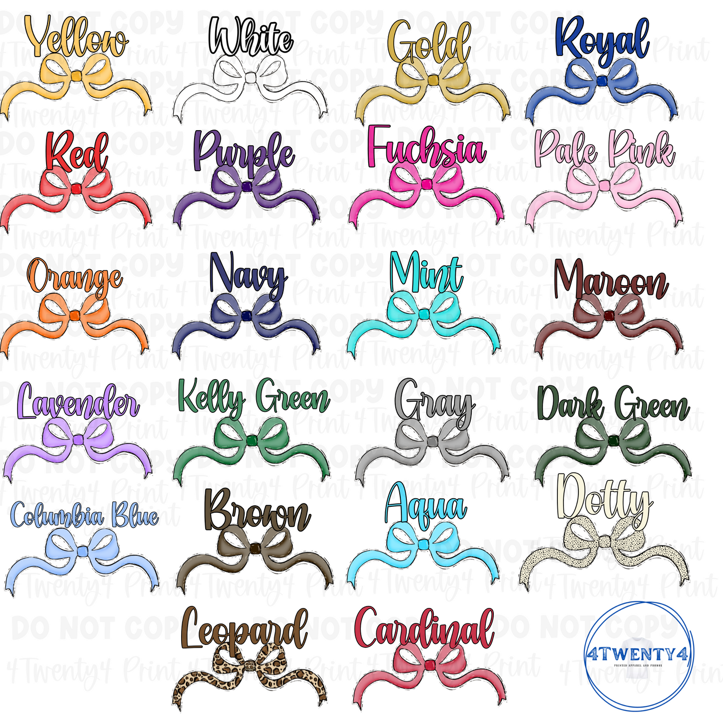 Wide Bow Mascot T-Shirt • Sweatshirt | Any Color • Any Mascot