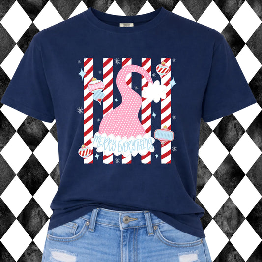 Merry Everything t-shirt - Comfort Colors True Navy