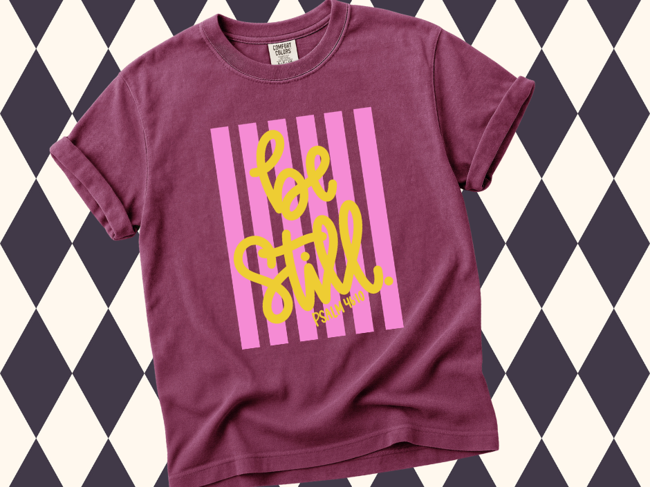 Be Still T-Shirt | Faith-Based • Religious Wear