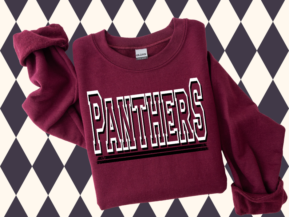 Game Day Block T-Shirt- Sweatshirt | Most Mascots Available