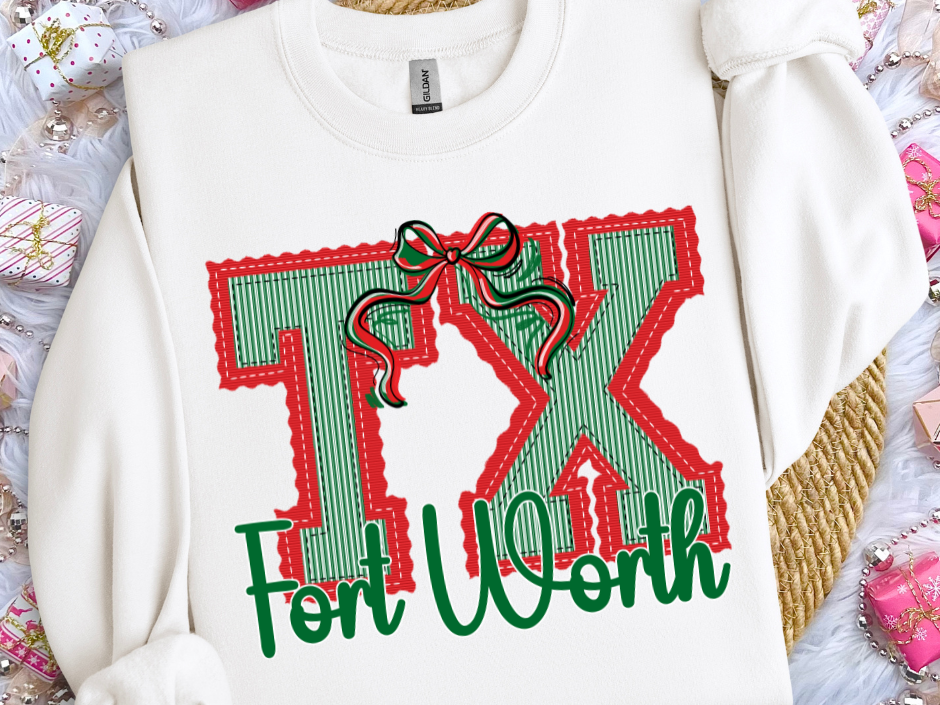 Prepster Christmas State Sweatshirt