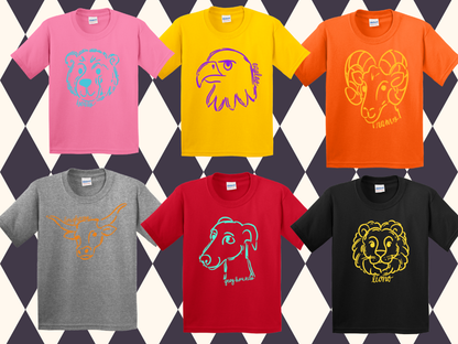 Doodle Mascot T-Shirt • Sweatshirt | Most Mascots Available