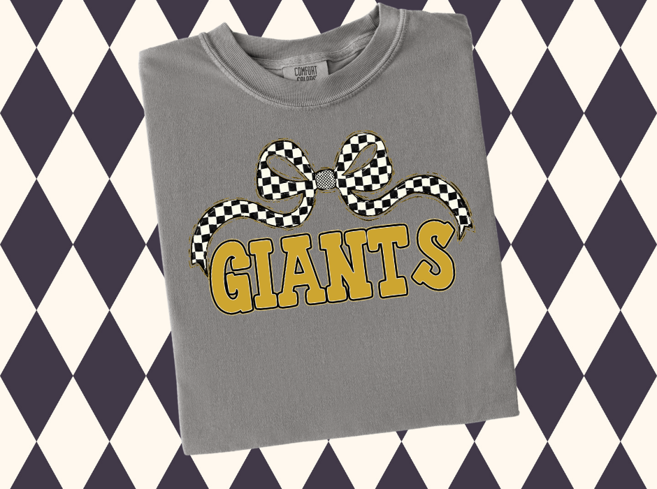Wide Bow Mascot T-Shirt • Sweatshirt | Any Color • Any Mascot