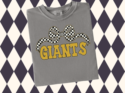 Wide Bow Mascot T-Shirt • Sweatshirt | Any Color • Any Mascot