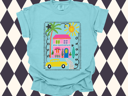 Island Villa Scenic T-Shirt  | Adult • Youth Sizes Available