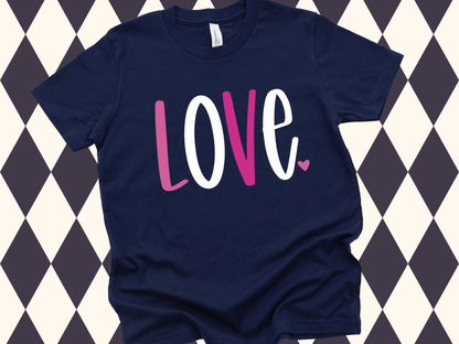 Bold Pop Color Block LOVE Top