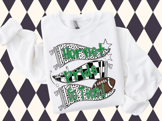 📣 Hornet Pride Pennant Tee or Sweatshirt 🎉