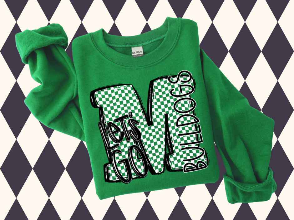 Let's Go Checker Mascot T-Shirt • Sweatshirt | Any Mascot