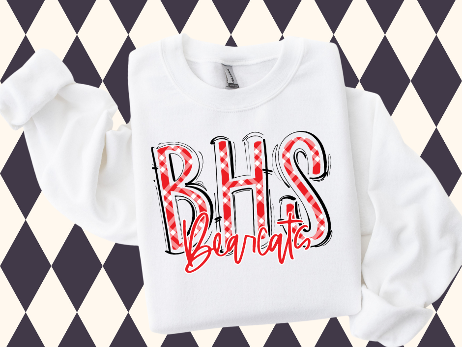 Perfectly Preppy Plaid T-Shirt • Sweatshirt | Any Town/Team/School • Any Color