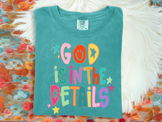 ✨God Is in the Details T-Shirt • Sweatshirt - Faith Based Shirt | Christian Spirit Wear | Bible Verse T-Shirt