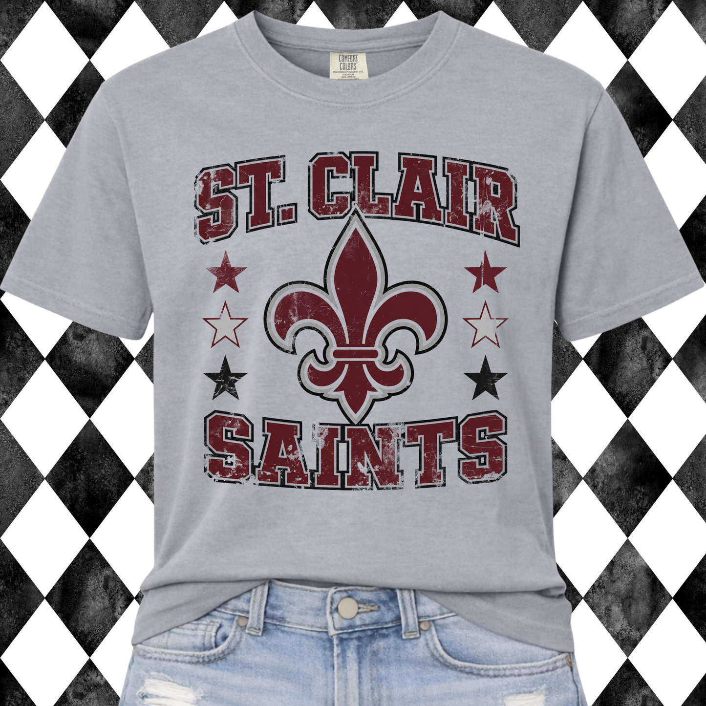Retro All-Star Mascot Graphic Tee