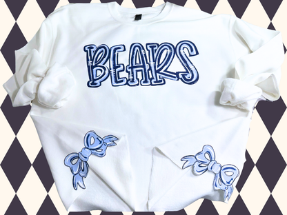 Triple Play Side-Bow Sweatshirt | Any Mascot • Any Color