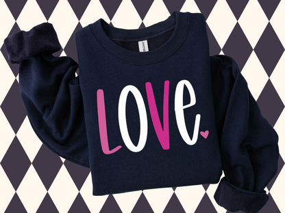 Bold Pop Color Block LOVE Top