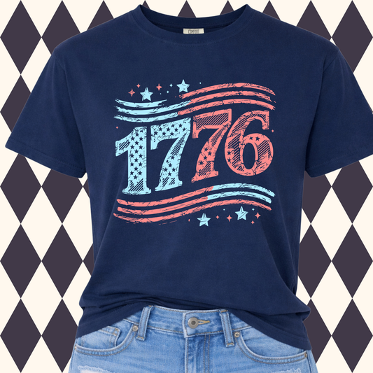 1776 Stars & Stripes Patriotic T-Shirt • Adult & Youth Sizes Available
