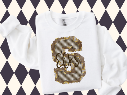 Prepster Leopard Letter T-Shirt • Sweatshirt | Any Team