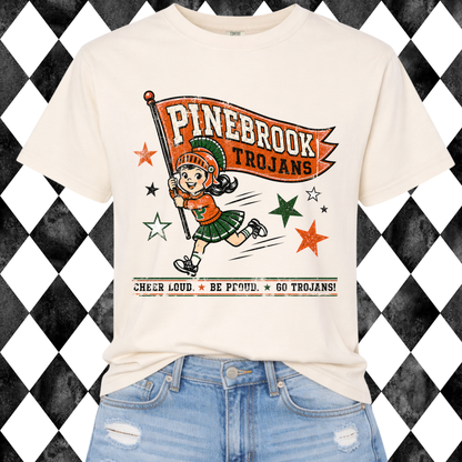 Retro Rally Mascot Graphic Tee