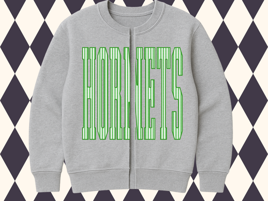 Hornets Seersucker Sideline Split Cardigan