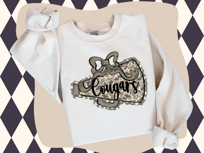 Prepster Megaphone Camo T-Shirt • Sweatshirt | Any Mascot