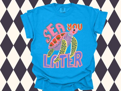 Sea You Later Sea Turtle T-Shirt  | Adult • Youth Sizes Available