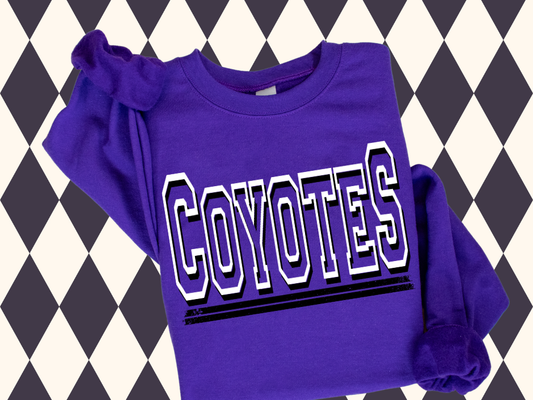 Game Day Block T-Shirt- Sweatshirt | Most Mascots Available