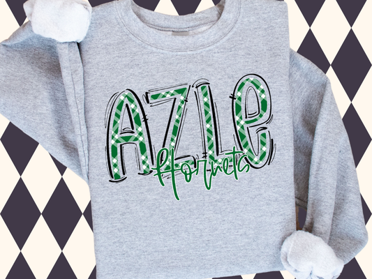 Perfectly Preppy Plaid T-Shirt • Sweatshirt | Any Town/Team/School • Any Color