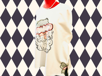 The Santa Side Bow Sweatshirt