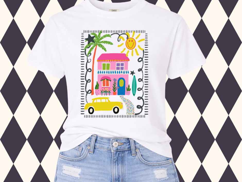 Island Villa Scenic T-Shirt  | Adult • Youth Sizes Available