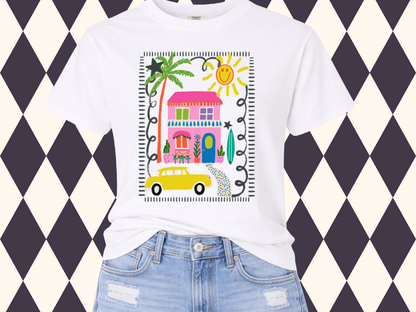 Island Villa Scenic T-Shirt  | Adult • Youth Sizes Available