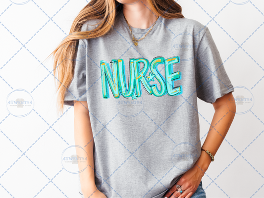 💙 Blue Lagoon Nurse Tee 💙