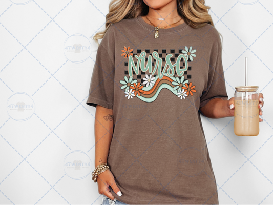 Boho Nurse Tee 🌼