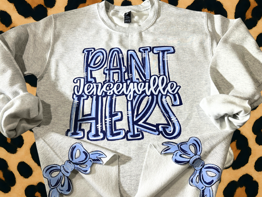 Triple Play Side-Bow Sweatshirt | Any Mascot • Any Color