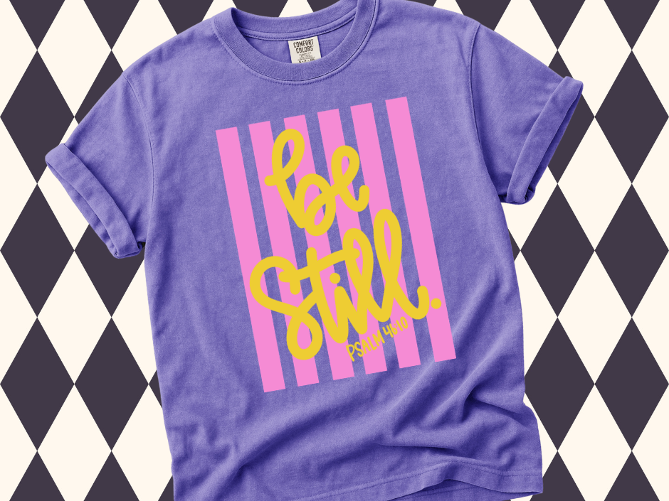 Be Still T-Shirt | Faith-Based • Religious Wear