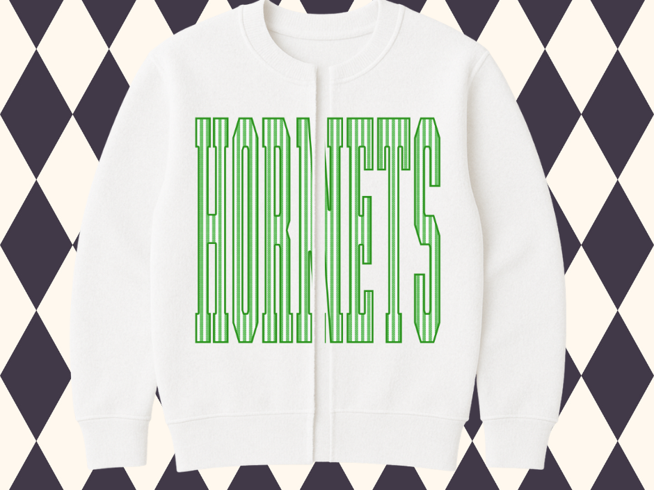 Hornets Seersucker Sideline Split Cardigan