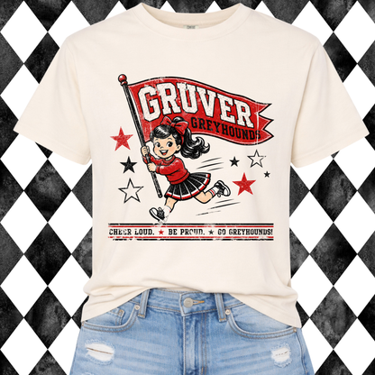 Retro Rally Mascot Graphic Tee