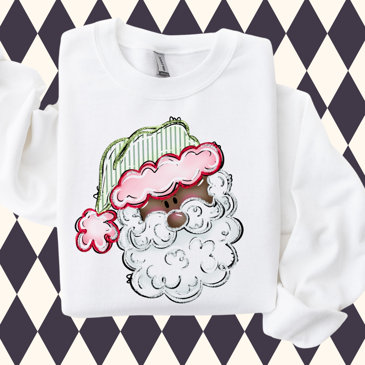 The Santa Side Bow Sweatshirt
