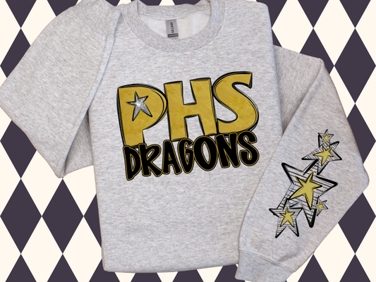 Classic Star Sleeve Spirit T-Shirt • Sweatshirt