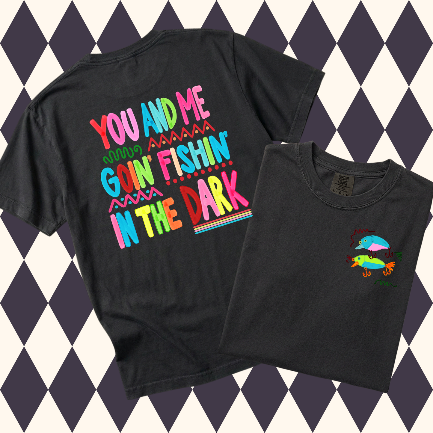 Goin' Fishin' in the Dark T-Shirt