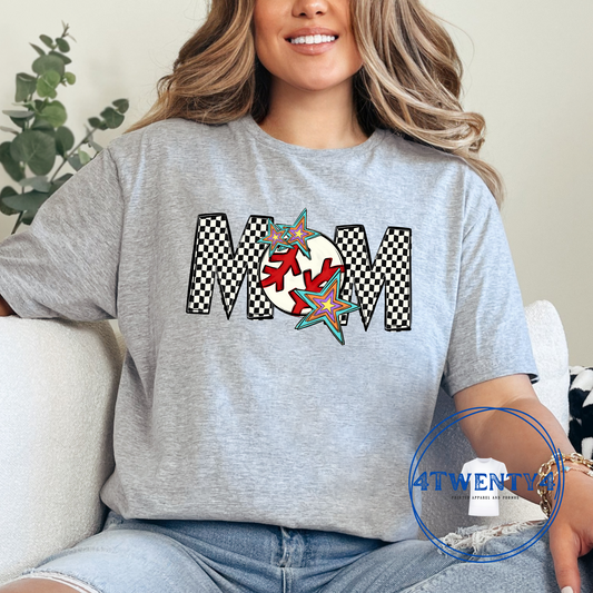 Checkered Sporty Mom