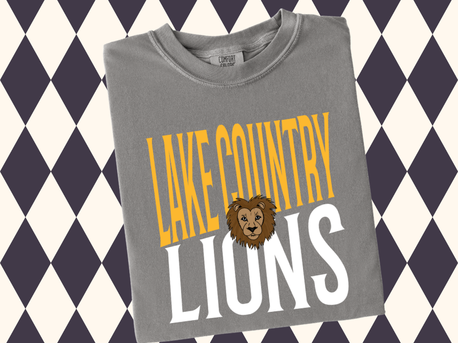 Hometown Slant T-Shirt | Any Mascot • Any Color | Youth • Adult