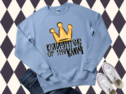 Daughter of the King 👑 Sweatshirt - Faith Based Shirt | Christian Spirit Wear | Gospel Wear