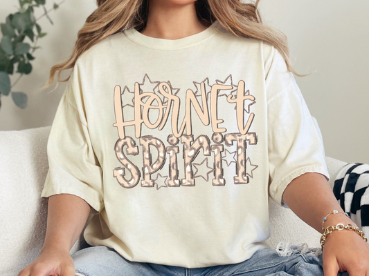 ⭐ Neutral Leopard Hornet Spirit Tee ⭐